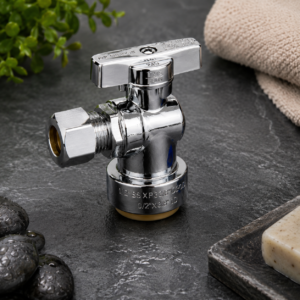 1/2 x 3/8 Compression Angle Stop Valve